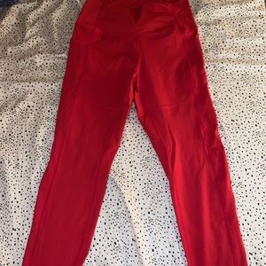 Ethos All Day leggings red M Short
